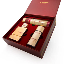 Al Haramain Amber Oud Ruby Edition Gift Set 75ml + 30ml + 200ml AHP1975